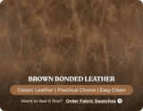 Chesterfield Brown Leather Antique 2 Seater Sofa
