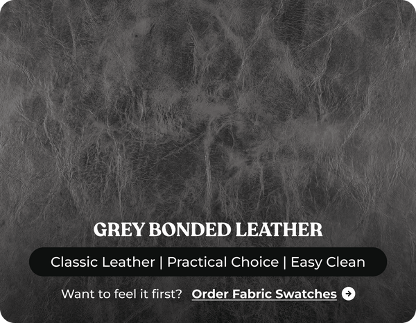 Chesterfield Grey Leather Antique Armchair