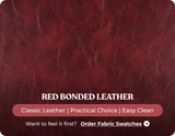 Chesterfield Red Leather Antique 2 Seater Sofa