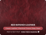 Chesterfield Red Leather Antique 3 Seater Sofa