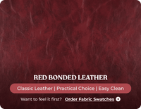 Chesterfield Red Leather Antique 3 Seater Sofa
