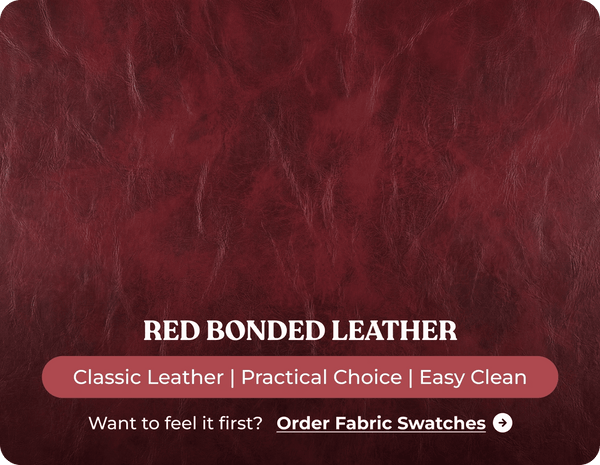 Chesterfield Red Leather Antique 3 Seater Sofa