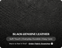 Oliver Genuine Leather Black Rise & Recline Mobility Chair