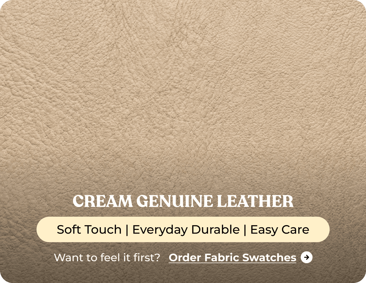 Cambridge Genuine Leather Cream Rise & Recline Mobility Chair