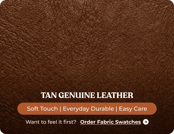 Torino Genuine Leather Tan Electric Power Recliner 3 Seater Sofa