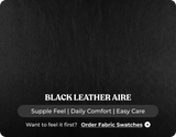 Serano Black Leather Manual Recliner Armchair