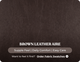Serano Brown Leather Manual Recliner 2 Seater Sofa
