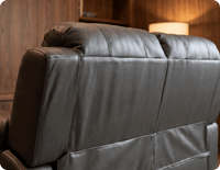 Veloura Grey Leather 2 Seater Sofa