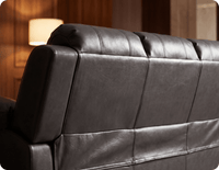 Veloura Grey Leather 3 Seater Sofa