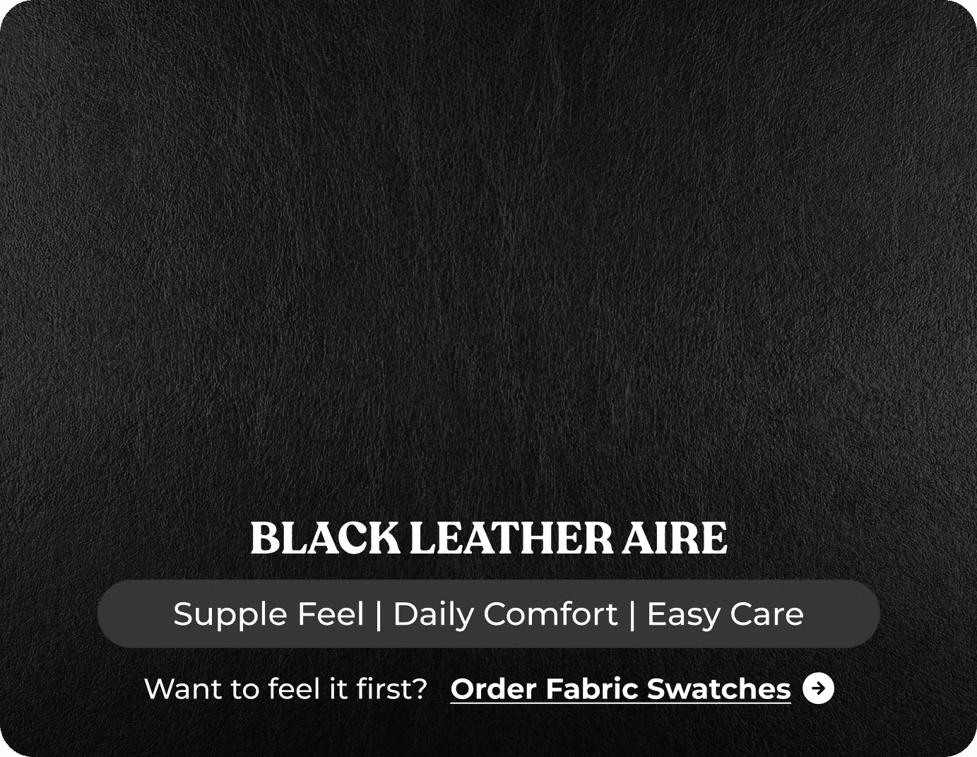 Veloura Black Leather Armchair