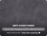 Bristol Grey Fabric Manual Recliner 3 Seater Sofa