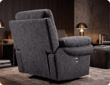 Lunaro Grey Fabric Electric Recliner Armchair