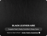 Brighton Black  Leather Armchair