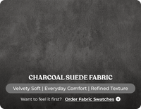 Veloura Charcoal Fabric Armchair