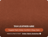 Veloura Tan Leather Armchair