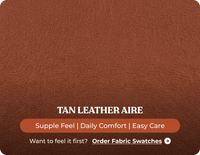 Veloura Tan Leather Armchair