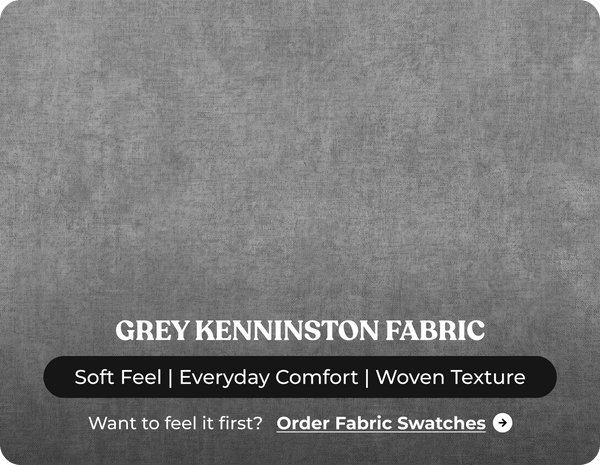 Florence High Back Grey Fabric Armchair