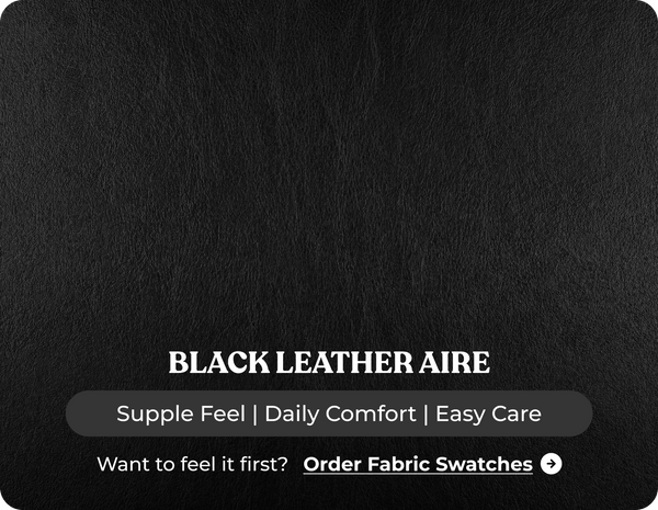 Florence Black  Leather Armchair
