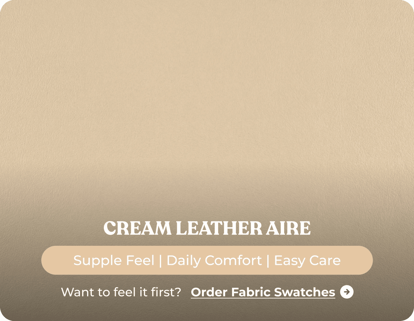 York Cream Leather Manual Recliner Armchair