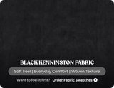 Florence Scatter Black Fabric Armchair