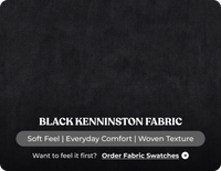 Florence Scatter Black Fabric Armchair