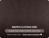 Veloura Brown Leather 2 Seater Sofa