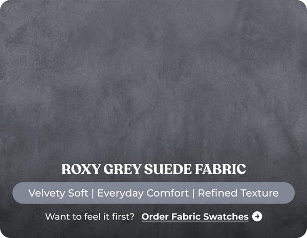 Veloura Roxy Grey Fabric 2 Seater Sofa