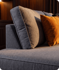 Orka Sofa Grey Fabric Left Hand Corner Sofa - LHC