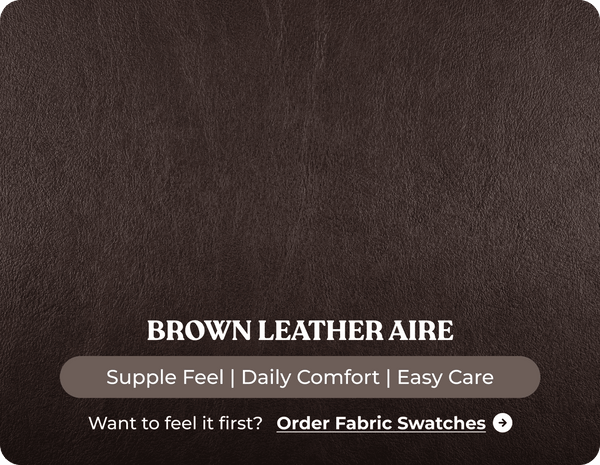 Veloura Brown Leather 3 Seater Sofa