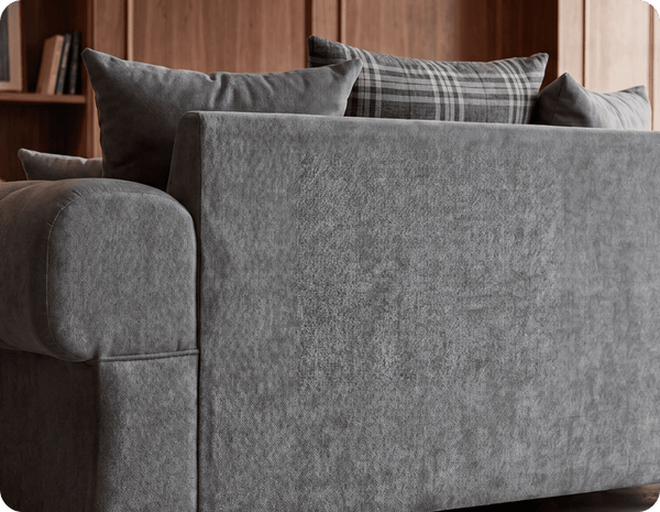 Florence Scatter Grey Fabric 2 Seater Sofa