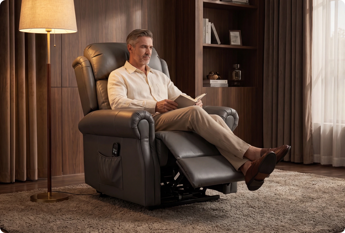 Grey Rise and Recline Mobility Chairs