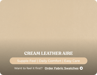 Florence Cream Leather Armchair