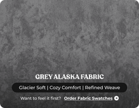 Cotswold Grey Fabric 2 Seater Sofa