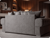 Florence Scatter Grey Fabric 3 Seater Sofa