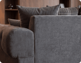 Florence Scatter Grey Fabric 3 Seater Sofa