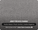 Orka Sofa Grey Fabric Left Hand Corner Sofa - LHC