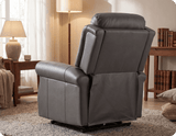 Derby Genuine Leather Grey Rise & Recline Mobility Chair