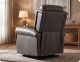 Cambridge Genuine Leather Grey Rise & Recline Mobility Chair