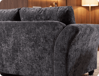 Cotswold Grey Fabric 3 Seater Sofa