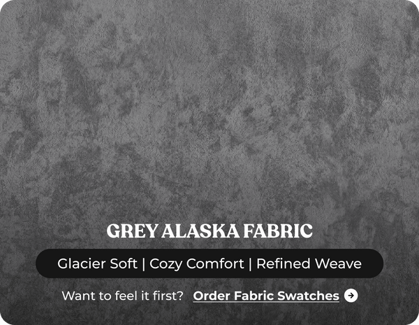 Cotswold Grey Fabric 3 Seater Sofa