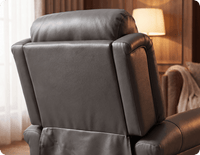 Cambridge Genuine Leather Grey Rise & Recline Mobility Chair