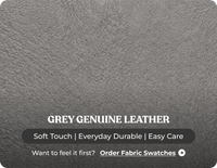 Oliver Genuine Leather Grey Rise & Recline Mobility Chair