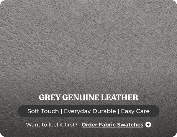 Oliver Genuine Leather Grey Rise & Recline Mobility Chair