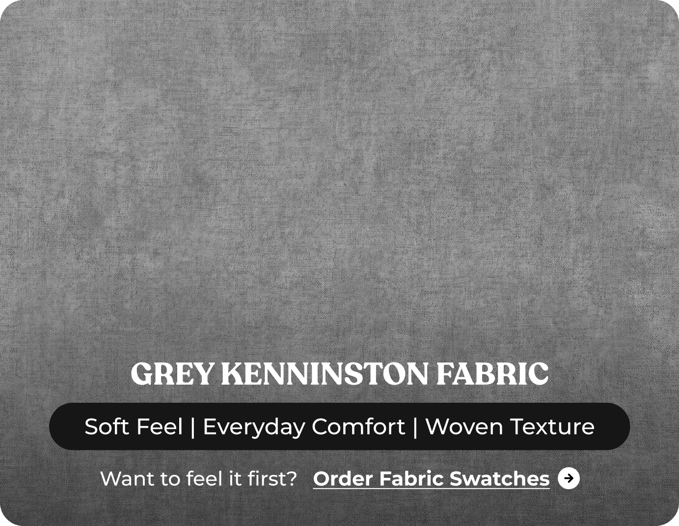 Florence High Back Grey Fabric 4 Seater Sofa