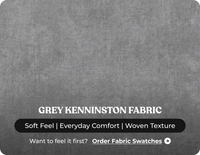 Florence Scatter Grey Fabric 4 Seater Sofa