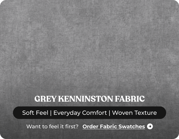 Florence Scatter Grey Fabric 4 Seater Sofa