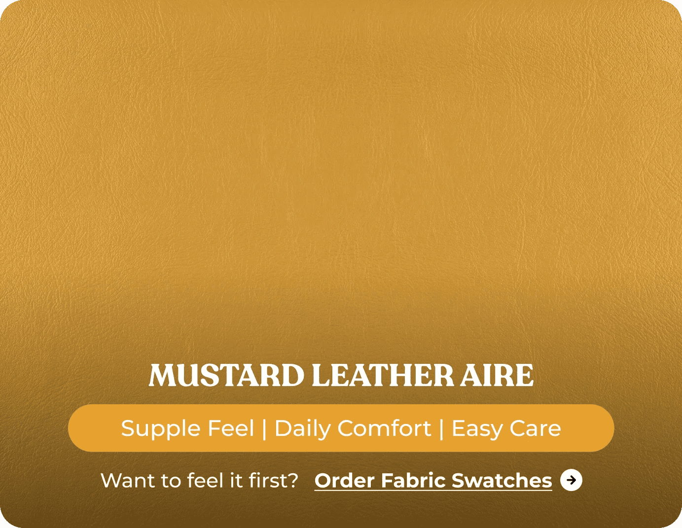 York Mustard Leather Manual Recliner 3 Seater Sofa