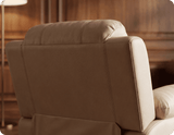 Veloura Cream Leather Armchair
