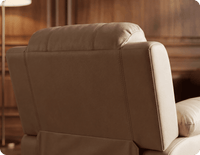 Veloura Cream Leather Armchair