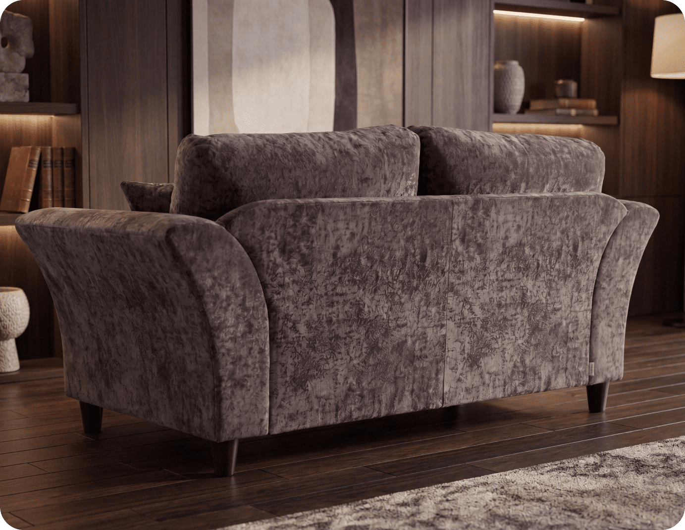 Cotswold Truffle Fabric 3 Seater Sofa